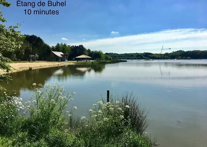 Дом отдыха De Saint Clair Avec Vue Panoramique Plesse
